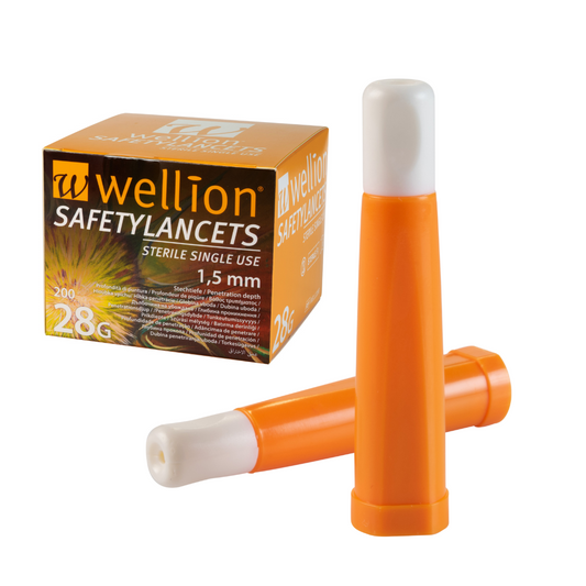 Wellion diabetes lancing devices lancets