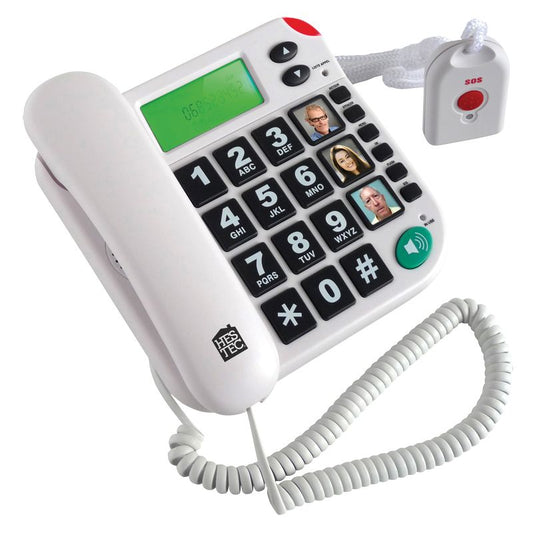 Big key phone with SOS remote control